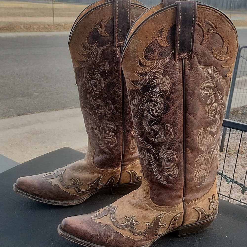 Matisse Marfa All Leather Western Cowboy Boots Size 9M